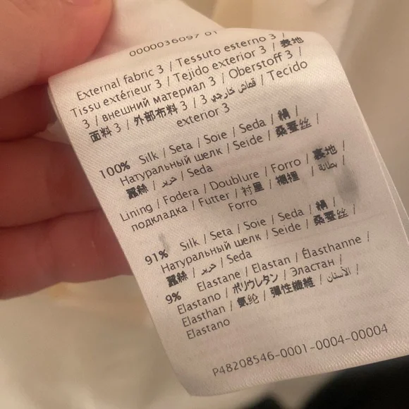 Authentic Valentino silk cape dress size 40 - Picture 10 of 10